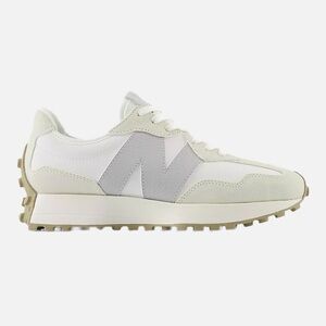 New Balance White and Gray Sneakers